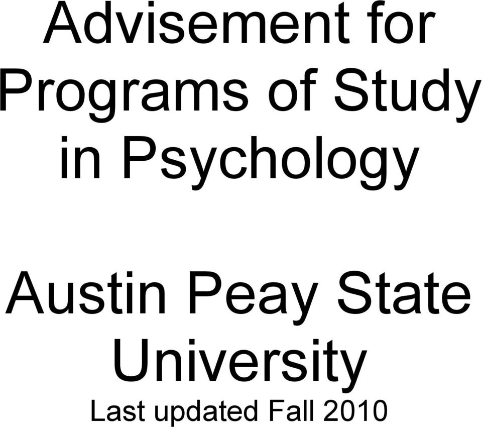 Austin Peay State