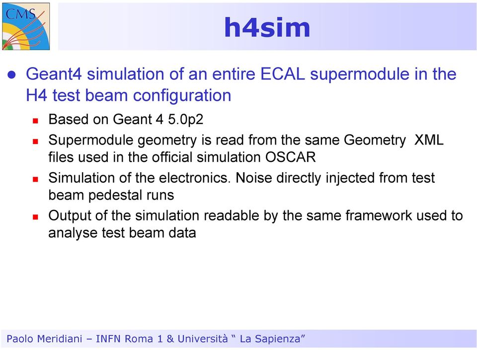 0p2 Supermodule geometry is read from the same Geometry XML files used in the official