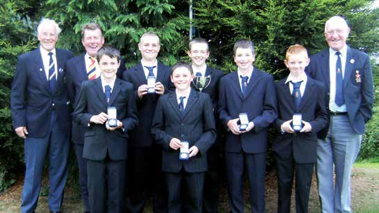 Derbyshire Union Of Golf Clubs Junior County golf was now expanding through the country and by the mid 1980s Derbyshire Boys, managed by Jeremy Butt, (Chevin), were playing eight matches, travelling