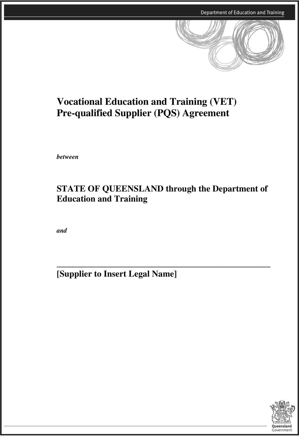 STATE OF QUEENSLAND through the Department of