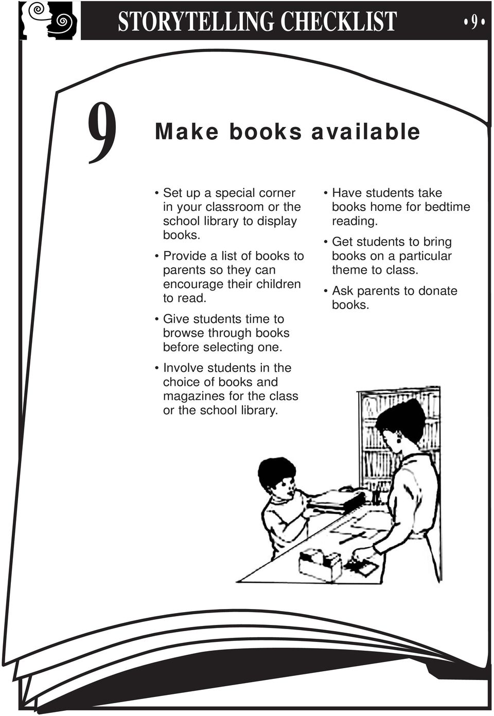 Give students time to browse through books before selecting one.
