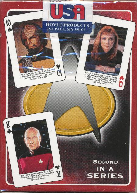 Star Trek cards featuring