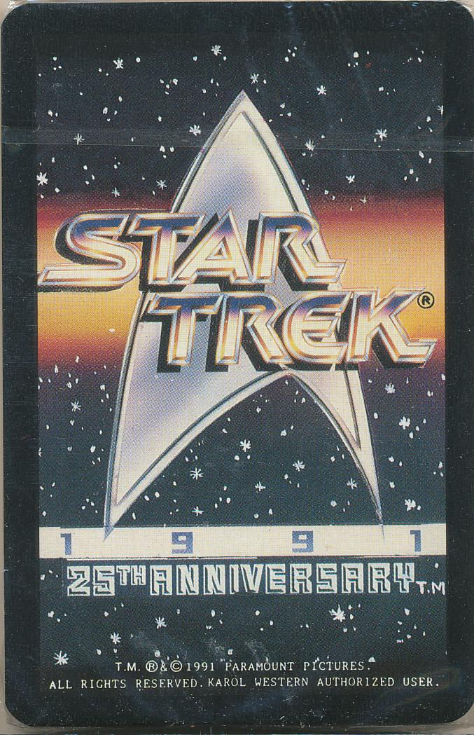 3. Star Trek 25th Anniversary (1991) Produced and/or distributed by Karol Western, a giftware company located in Commerce California.