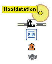 direction of Hoornsemeer (i.e., not Station Noord) will bring you from