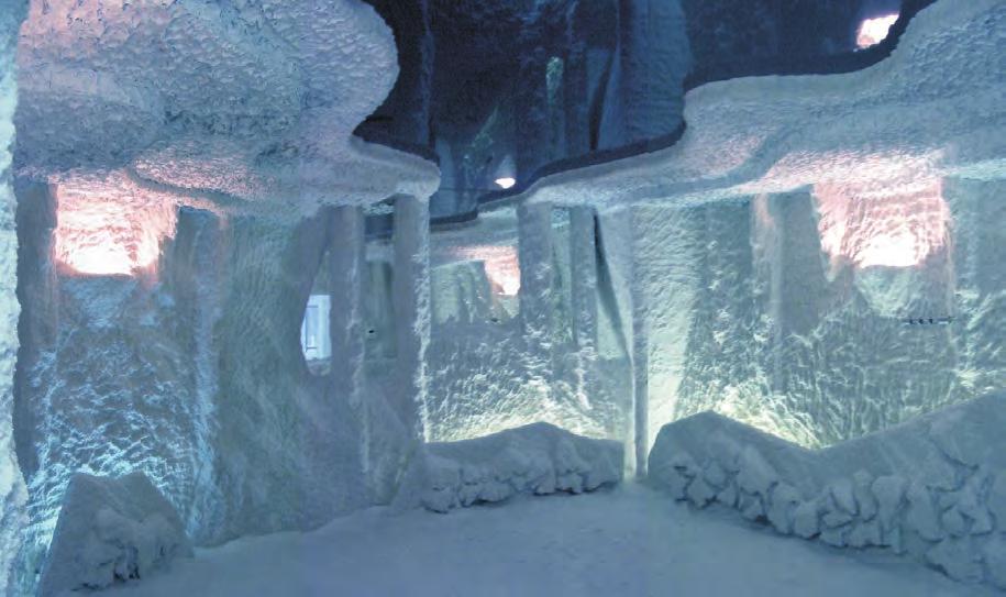 Halotherapy Is a Method that Reconstructs Speleotherapy in Surface-based Salt Rooms * Salt room made by Halomed Salt environment in the salt rooms is created by aerosol generator with microprocessor