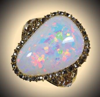 The author identified only one historical faceted precious opal, which was mentioned in an inventory of the collection of Emperor Rudolf II from 1607 1611. (Figure 35).