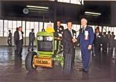 The first products launched were compact tractors.