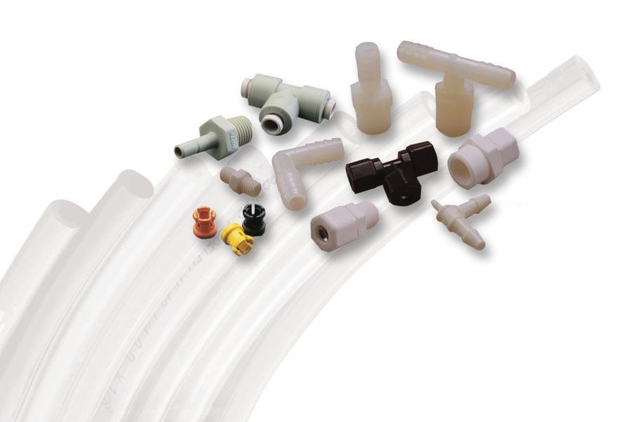 Gray 1//4 Push-to-Connect Tube x 1//4 Push-to-Connect Tube Parker Hannifin A4EU4-MG TrueSeal Acetal Elbow Union Fitting with EPDM Seal