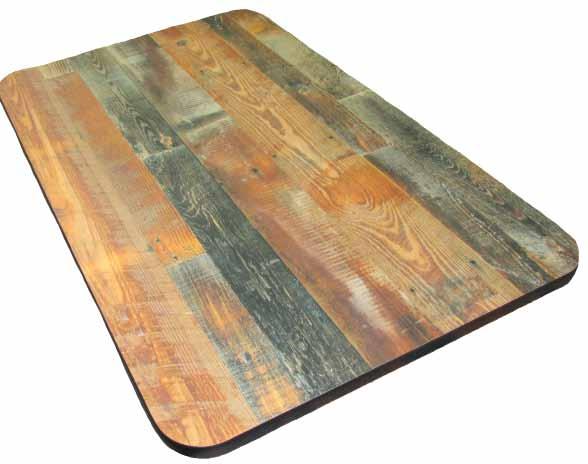 Table Top square 48" x 48" mahogany/black MB4848 Oak Street Rev 