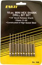 Enkay 552-T  1/8-Inch HS Drill Double Ended 12-Piece 