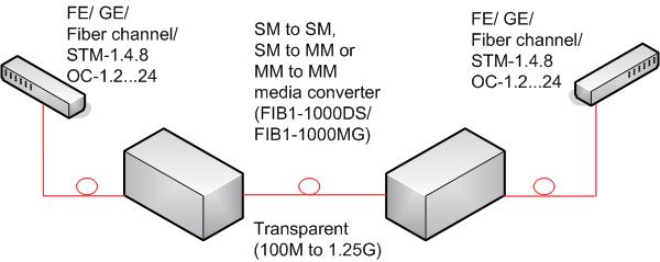 FRM220-1000EAS/X dual channel Gigabit Ethernet 10/100/1000BaseTx to SFP self managed fiber media converter w/ 802.3ah OAM support 