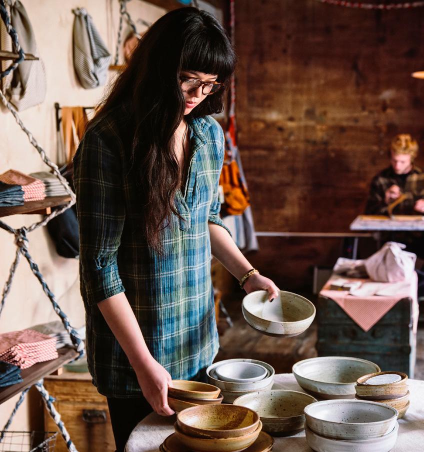 The Anatomy in Practice: Artisan From embroidered denim jackets to hand-woven baskets, slow food to modern allotments artisan looks, products and experiences dominate today s