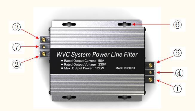 WVC-600W Micro Grid Inverter Line Filter Frequency Solar w/ Communication UK1898 