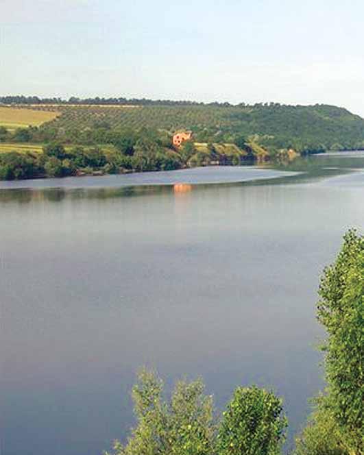 144 Річки басейну Дністра ВОВЧОК (Ушицький) Довжина річки 20 км. Вона має 23 притоки загальною протяжністю 63 км. Вовчок є лівою притокою річки Ушиці.