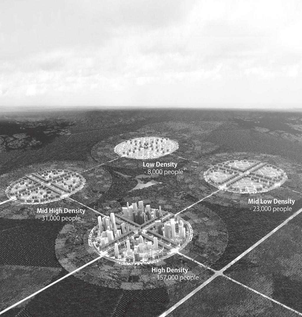 The Network 49 Rubanisation as a vision for the Nalanda campus region: an academic design project by NUS architecture students Tay Kheng Soon A model of rubanisation. Courtesy Tay Kheng Soon.