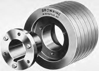 Browning 4TC88 Split Taper Sheave C Belt Cast Iron Uses Q2 Bushing 4 Groove