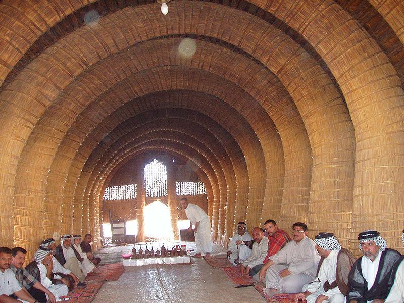 Photo 8 Interior of a Marsh Arab Mudhif.