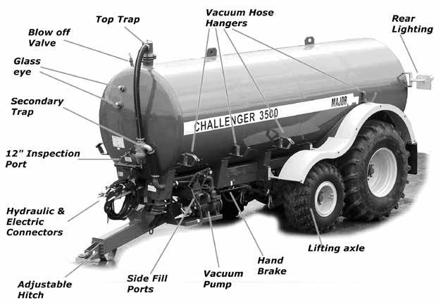 Malgar Vacuum Tanker Operators Manual with Parts List