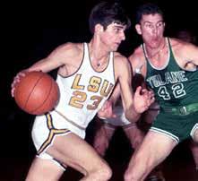 50 BOB PETTIT Pettit led LSU to its first NCAA Final Four in 1953 and he later became the first player in NBA history to exceed the 20,000-plus point barrier.