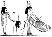 Words-Speech) Figure 7: Below: Forms of the Goddess Maat/Maati The embodiment of truth,