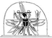 The Ancient Egyptian Book of the Dead: The Book of Coming Forth By Day Figure 14: The Boat of Ra As Ra sails in his boat he establishes Maat (order) and sustains Creation.