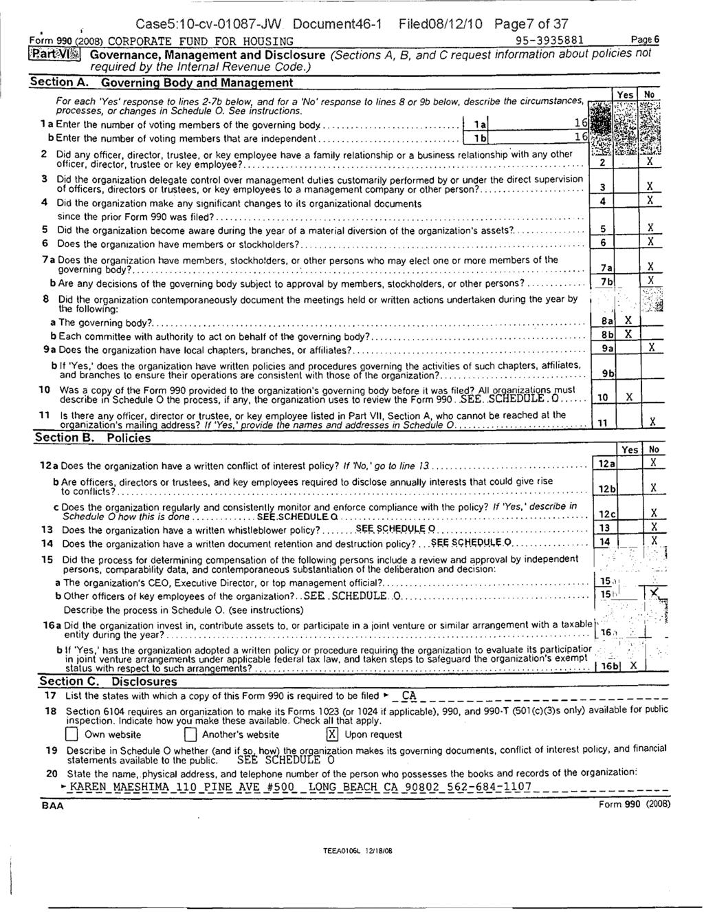 Case5:10-cv JW Document46 Filed08/12/10 Pagel of 47 - PDF Free 