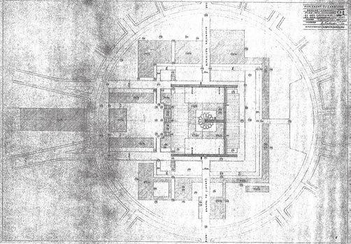 Fig.5 Plan of Parliament, Obayashi Corporation, 1959 Fig.6 Section of National Theatre, Molyvann, 1957 Fig.