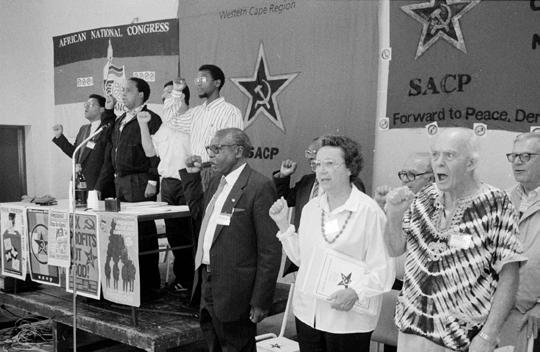 Returned exiles and veterans of the South African Communist Party