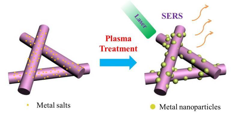 Plasma-assisted preparation of flexible SERS substrate Lu Jia 1, Lu Bai 2, and Zhicheng Liu 1 1 School of Materials Science and Engineering, Ocean University of China, Qingdao, 266100, China.