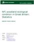 NFI woodland ecological condition in Great Britain: Statistics