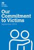 Our Commitment to Victims