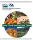 United States Department of Agriculture Farm Service Agency. Your Guide to FSA Farm Loans