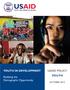 Photo: Shah Marai USAID POLICY YOUTH YOUTH IN DEVELOPMENT. Realizing the Demographic Opportunity