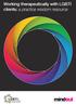 Working therapeutically with LGBTI clients: a practice wisdom resource