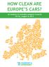 How clean are europe s cars?