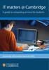 IT matters @ Cambridge