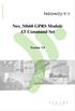 Neo_M660 GPRS Module AT Command Set. Version 3.9