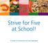 STRIVE FOR FIVE AT SCHOOL!