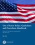 Use of Force Policy, Guidelines and Procedures Handbook. Office of Training and Development HB 4500-01C