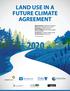 LAND USE IN A FUTURE CLIMATE AGREEMENT