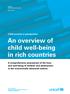 An overview of child well-being in rich countries