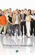 Making work meaningful PROMOTING PSYCHOLOGICAL WELL-BEING R-644