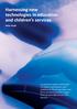 Harnessing new technologies in education and children s services Peter Rudd