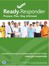Table of Contents 1.0 Introduction to Ready Responder