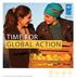 TIME FOR GLOBAL ACTION