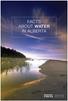 Facts about Water in Alberta