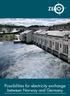 Possibilities for electricity exchange between Norway and Germany