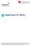 Radio Over IP (RoIP)