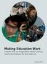 Making Education Work