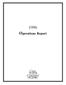 1996 Operations Report